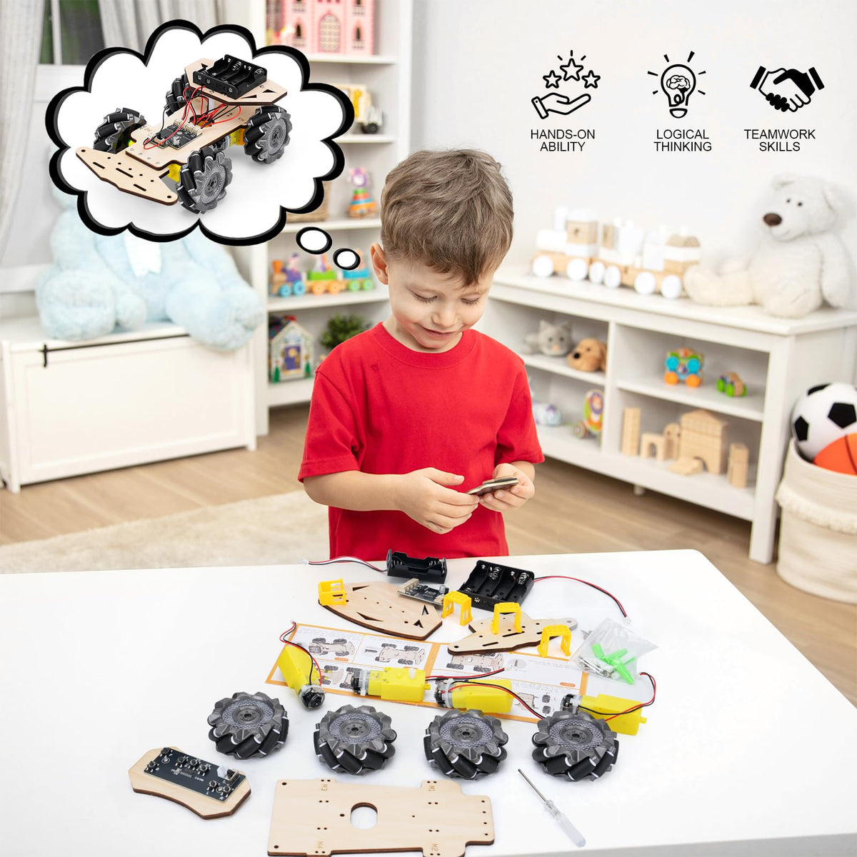 LEPANDA kit includes full-color instructions for easy assembly.