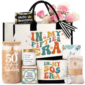 Lepiche canvas tote bag for the 50th birthday, durable and roomy for daily essentials.