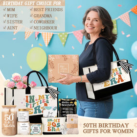 Lepiche gift box for the 50th birthday, elegant packaging for gifting.