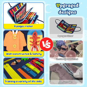 Lercaii Busy Board calendar page teaches days and months with interactive learning.