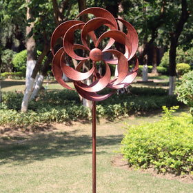 LERFUGI wind spinner easy assembly without tools for quick setup.