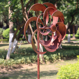 LERFUGI iron windmill makes a thoughtful outdoor gift idea.