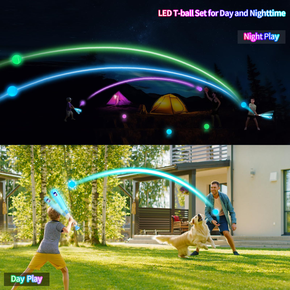 Leshein LED Tball glow balls for dusk sessions and safe catches.