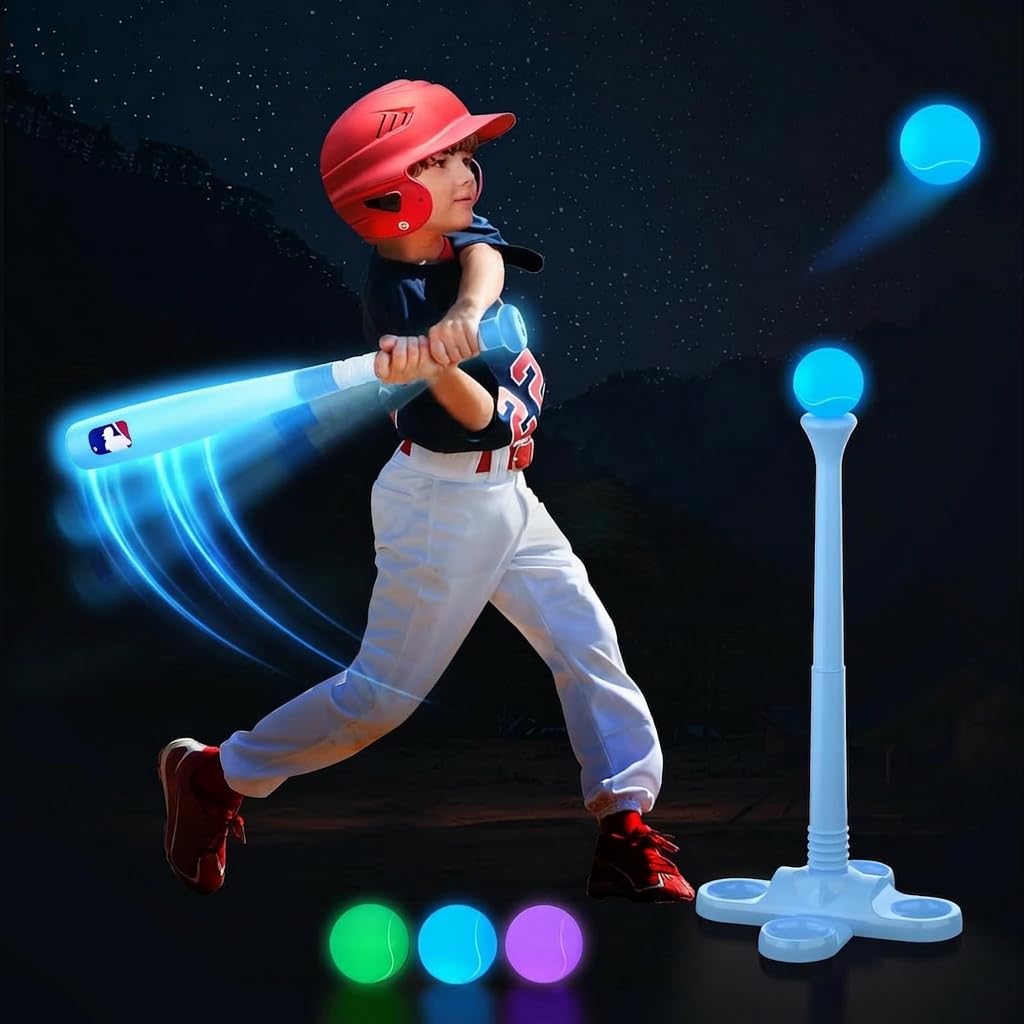 Leshein LED Tball glow bat for night play and family fun.