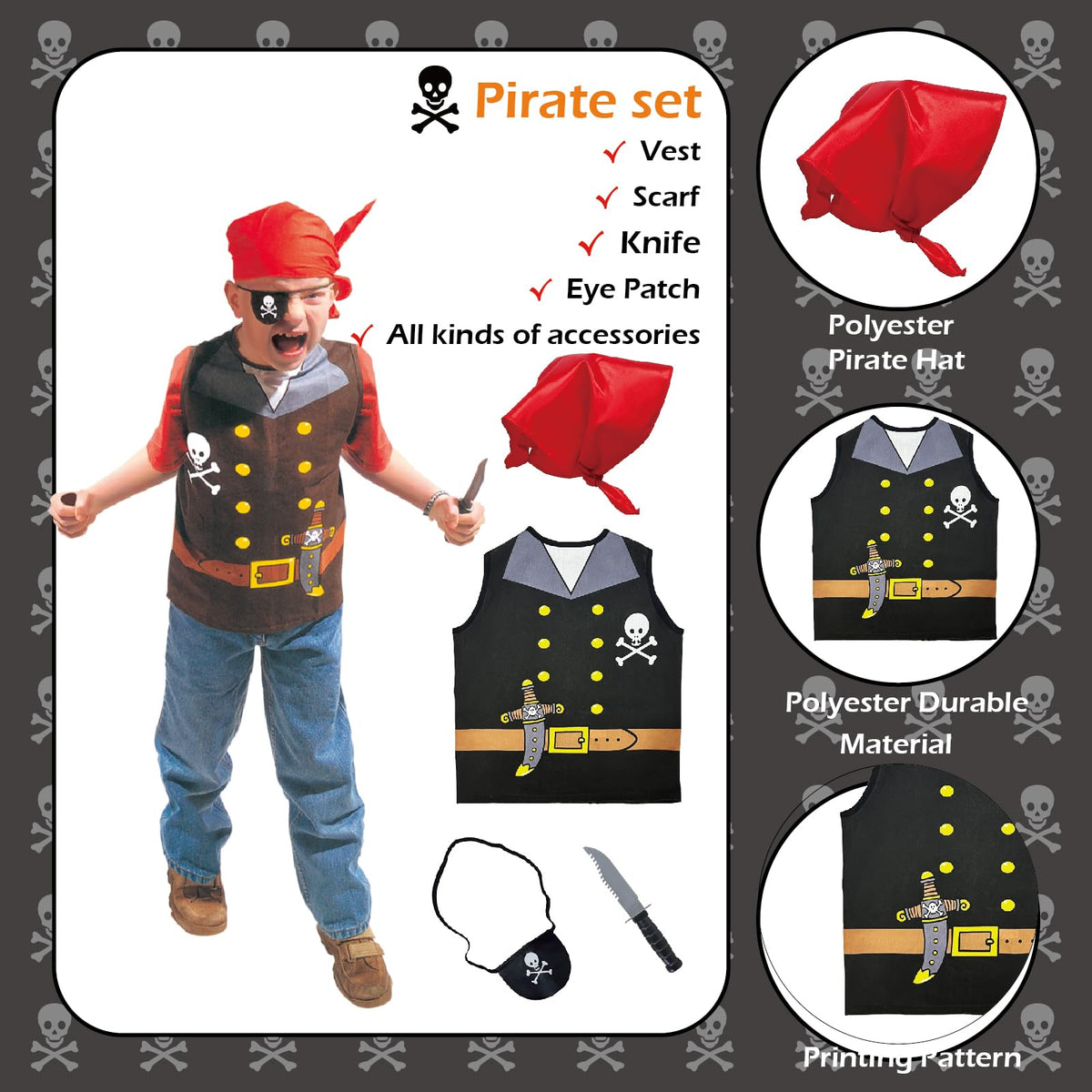 Lesheng space chef costume for kids, invites culinary pretend play and role diversity.
