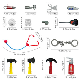 Lesheng space construction worker helmet and tools for imaginative builds.