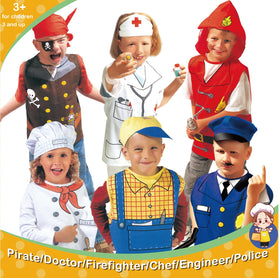 Lesheng space doctor costume for kids, supports creative learning and storytelling with friends.