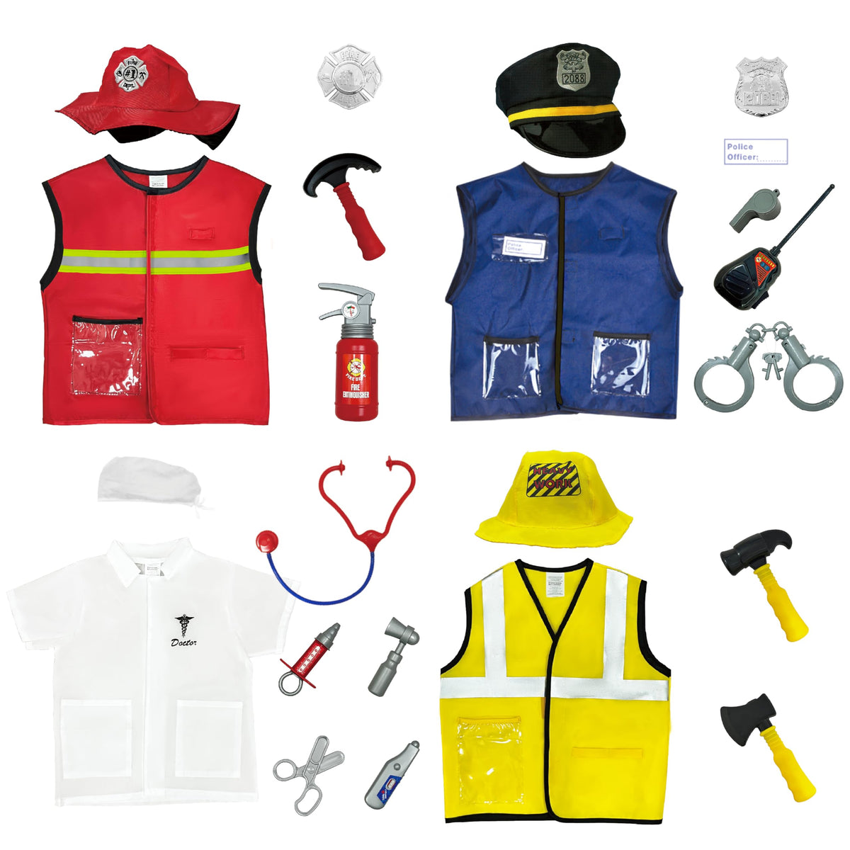 Lesheng space firefighter accessories for realistic pretend play outfits.