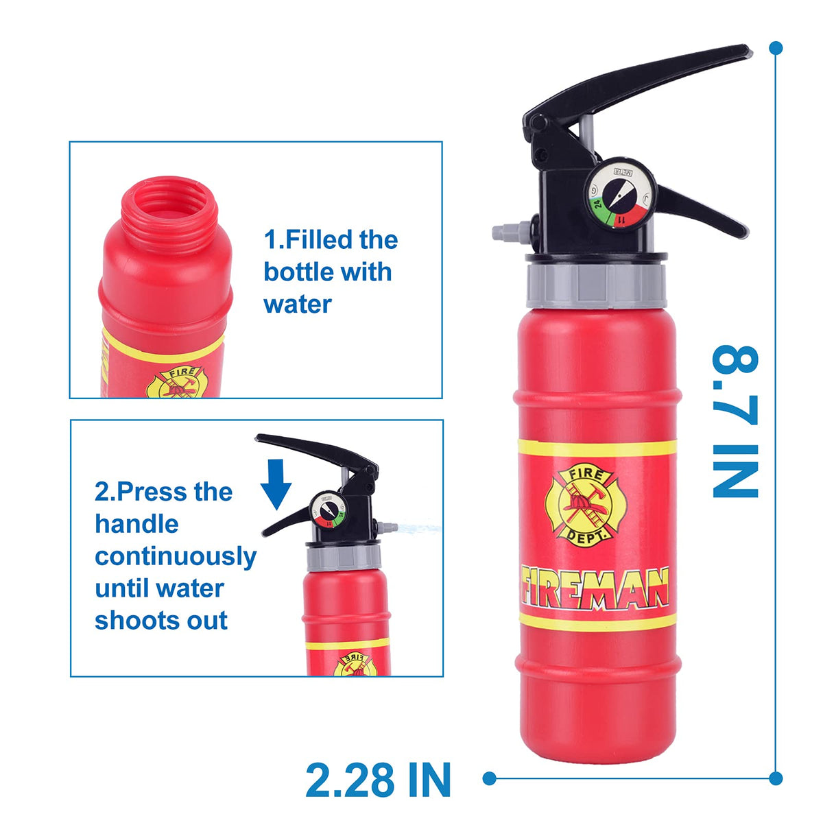 Lesheng Space badge and mask deliver recognizable firefighter details.