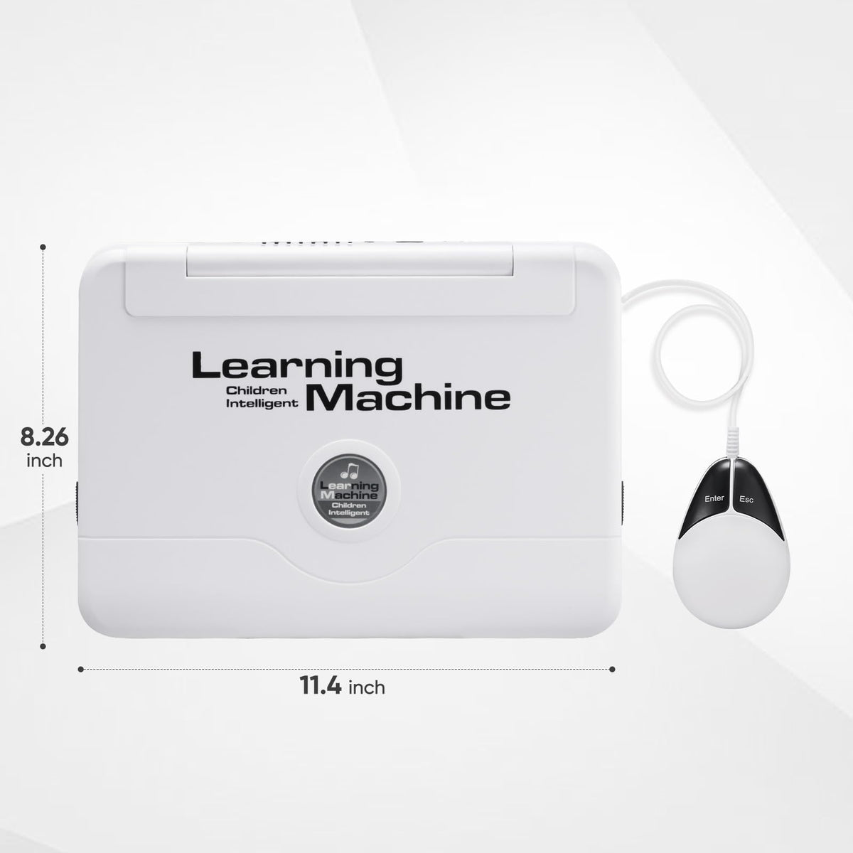 LESHITIAN kids laptop and dual-button mouse aid fine motor and coordination.