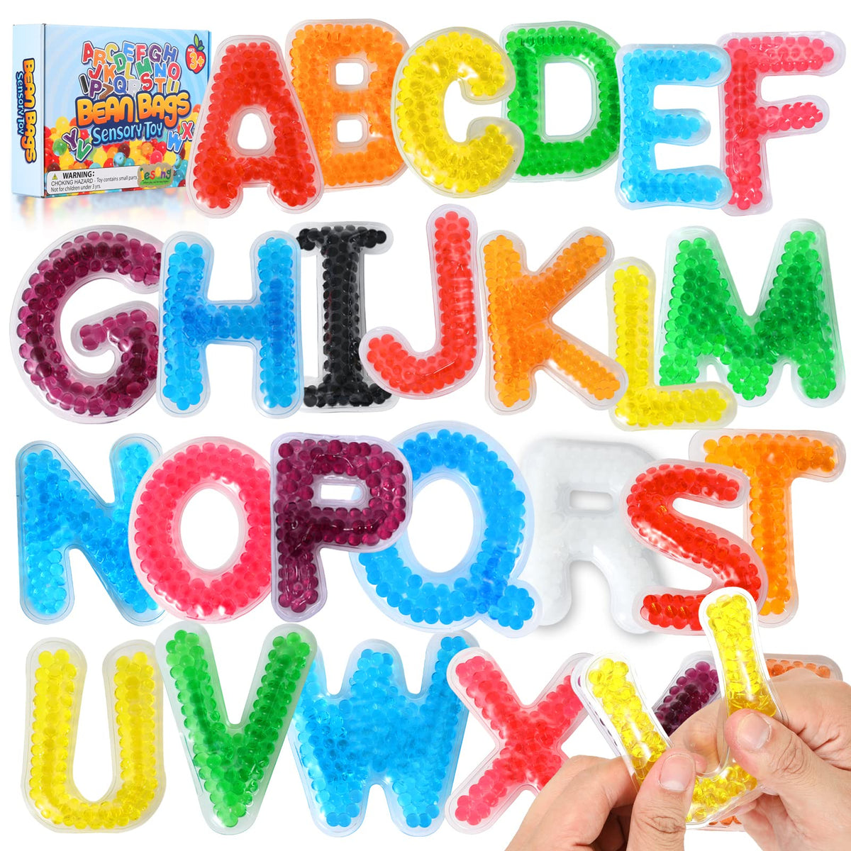 LESONG autism sensory ABC letters balls for tactile learning and calm focus