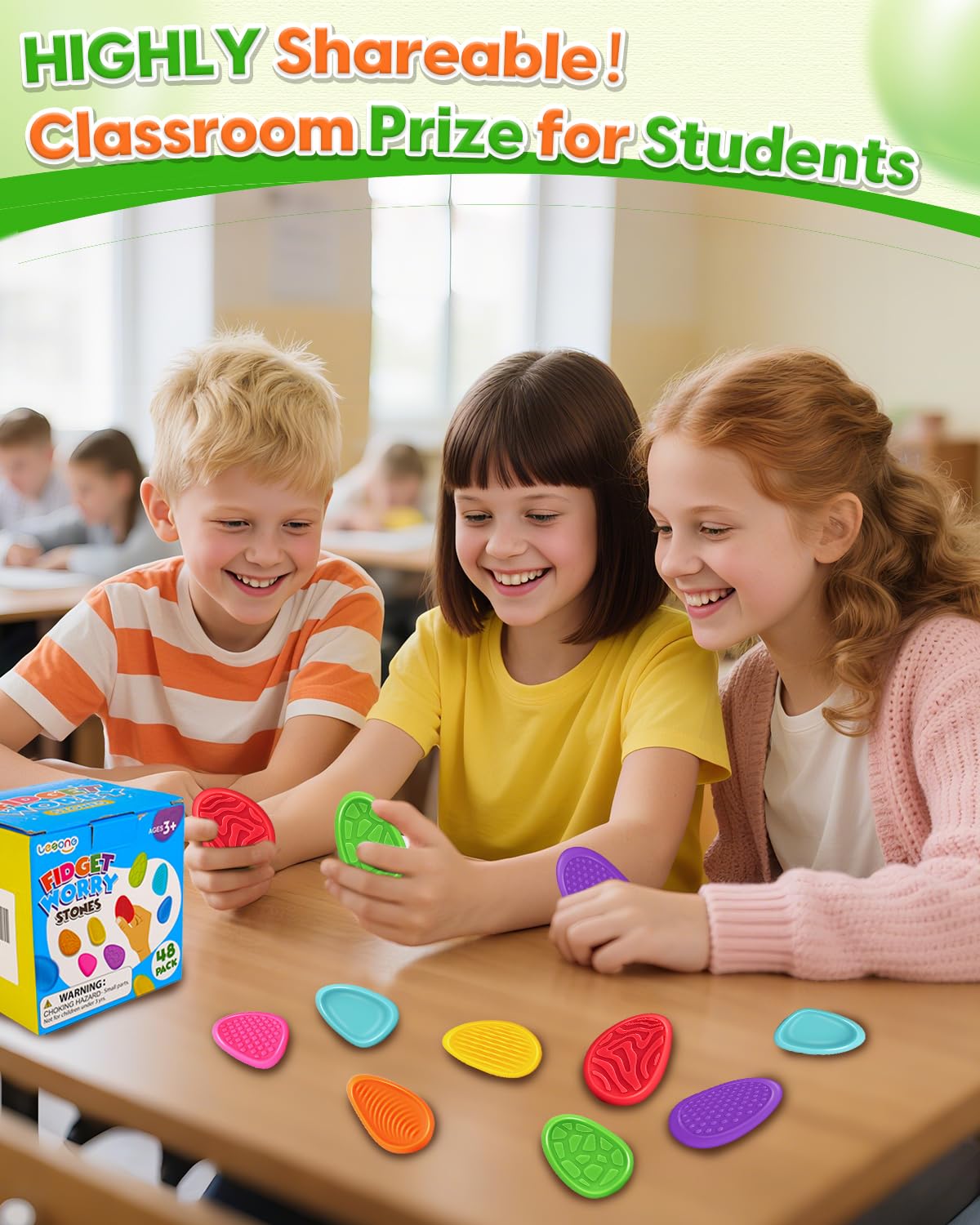 Lesong bulk fidget toys ideal for classroom prizes and gifts.