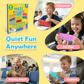 LESONG leakproof and stain-resistant finish on fidget mazes.