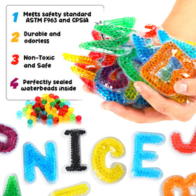 LESONG Montessori abc toy squeeze balls support spelling practice and stress relief