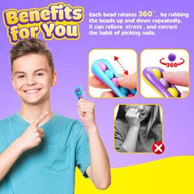 LESONG pocket-size fidget toy fits in pocket for travel-ready stress relief