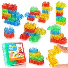 Lesong sensory building toys 24-piece set supports fine motor exploration.