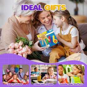 Lesong bulk pack of textured strips ideal as classroom prizes.