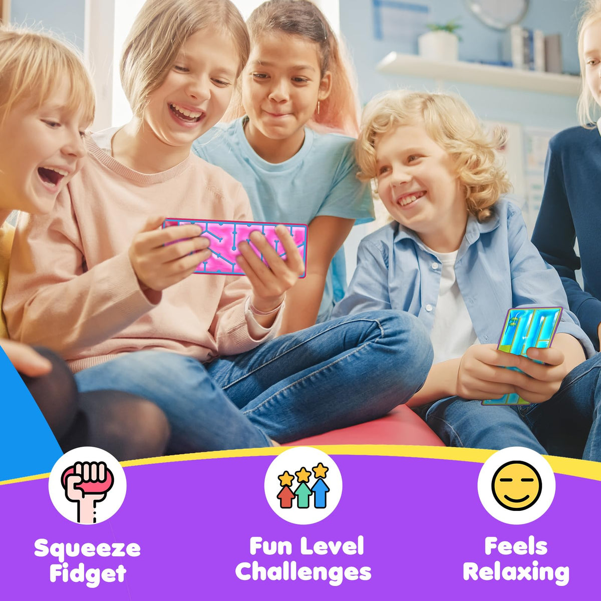 Lesong sensory maze toy travel compact: easy to carry for on-the-go calm.