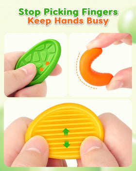 LESONG easy-clean silicone stones resist grime after busy days.