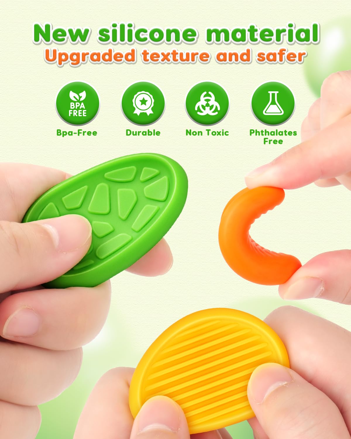 Lesong sensory stones come in a gift-ready package for fun.