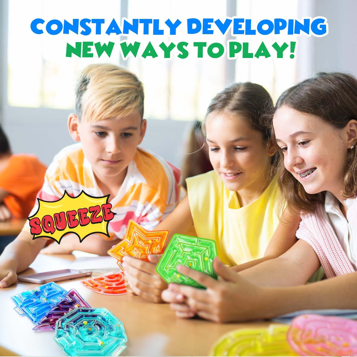LESONG maze ball-travel-friendly fits bags for classrooms or travel