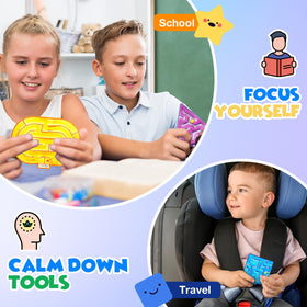 LESONG travel-friendly sensory toy keeps kids entertained on trips.