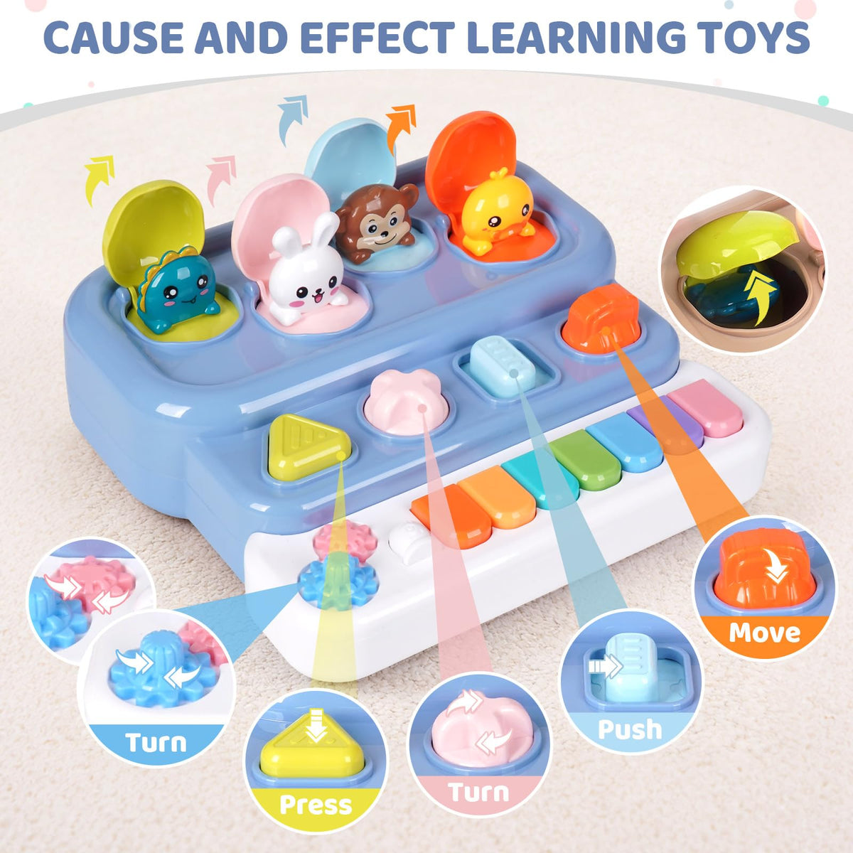 LESSETI six play modes image showcases versatile music and learning options.