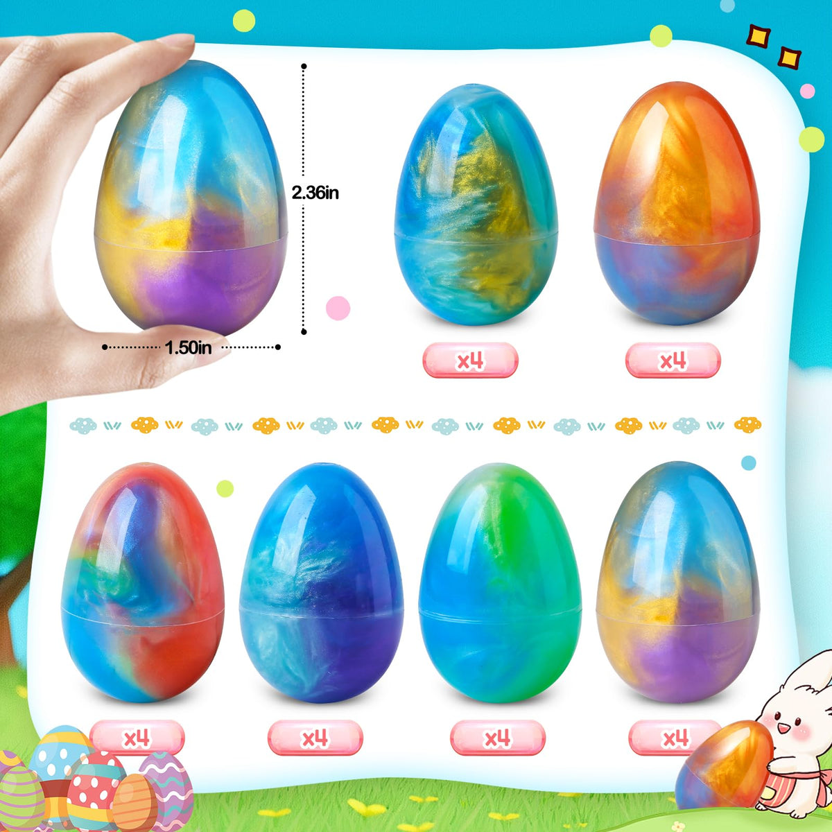 Letapapa prefixed Easter egg with slime, ideal for classroom rewards