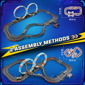 Letapapa 360-degree circular track with flashing lights for dramatic races