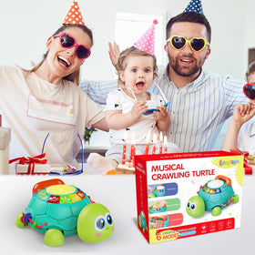 Letapapa turtle toy uses BPA-free ABS plastic for infant safety