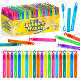 Letapapa bubble wand with star handles offers easy, colorful party fun