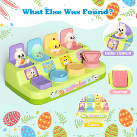 Letapapa color-shape learning toy helps toddlers sort colors and shapes during play.