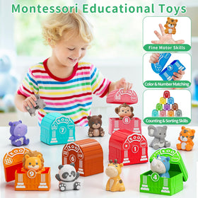 Letapapa counting and sorting activity keeps toddlers engaged with hands-on learning.