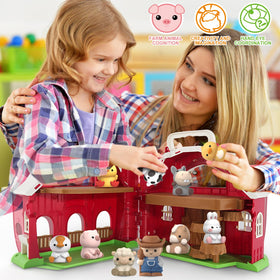 Letapapa cow puppet toy supports cooperative play and fine motor practice.