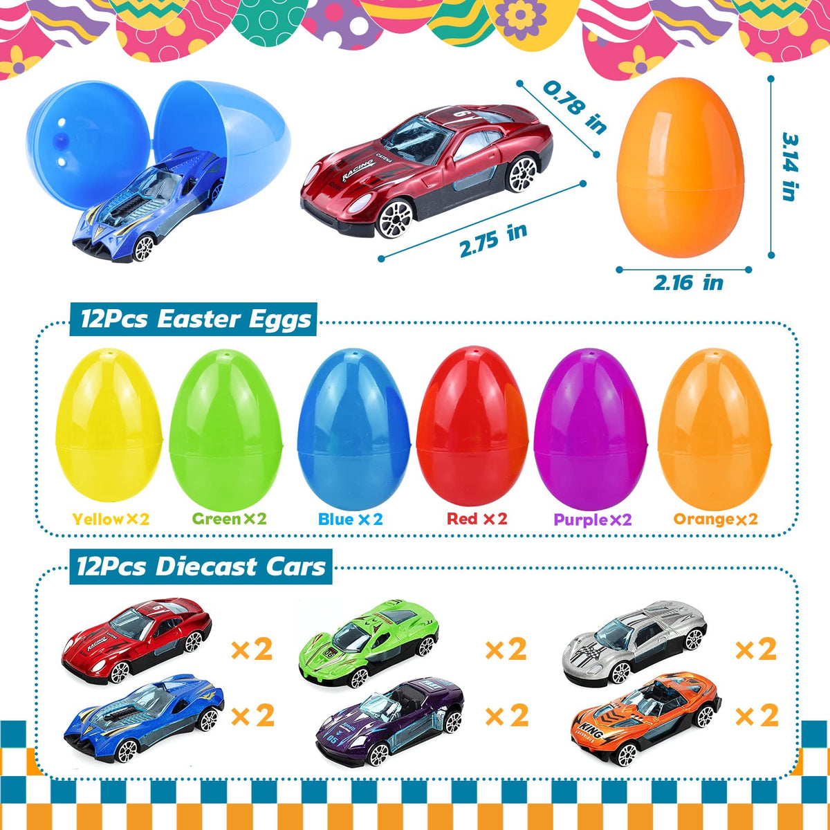 Letapapa die-cast cars in six styles to spark varied play