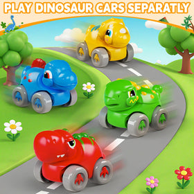 Letapapa dinosaur track full view showcases compact, kid-friendly design.