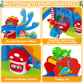 Letapapa Trilobatops car promotes imaginative interaction during busy play.