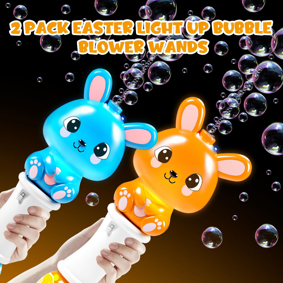 Letapapa bubble wand includes eight solution packs for quick setup
