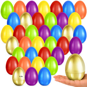 Letapapa 3-5 inch colorful Easter eggs ready for hunts and gifting