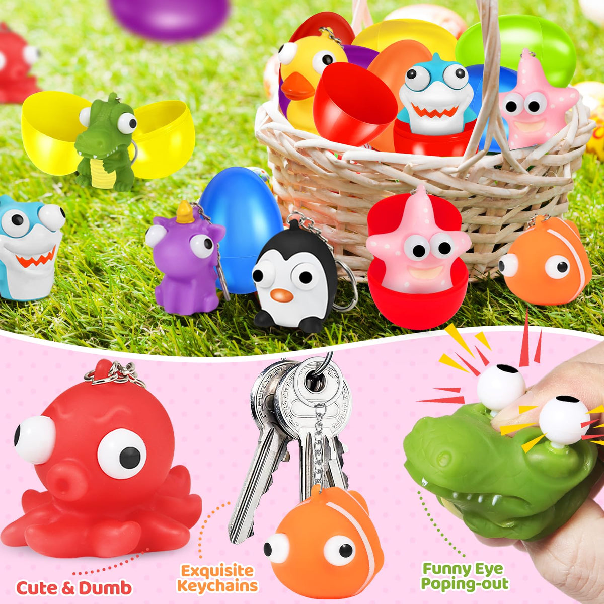 Letapapa egg hunt fillers spark joy in grass or gardens.