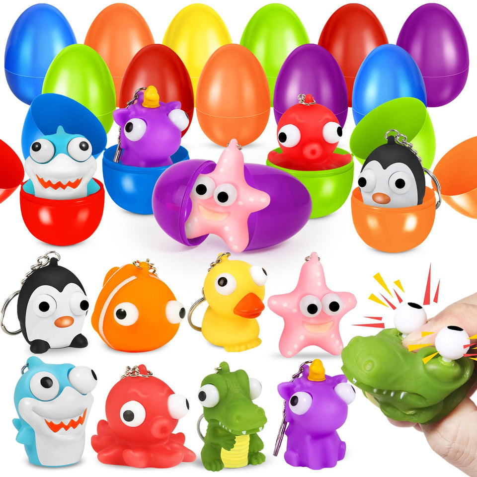 Letapapa Easter eggs with eye-popping toys, perfect for exciting egg hunts and kids' playtime.