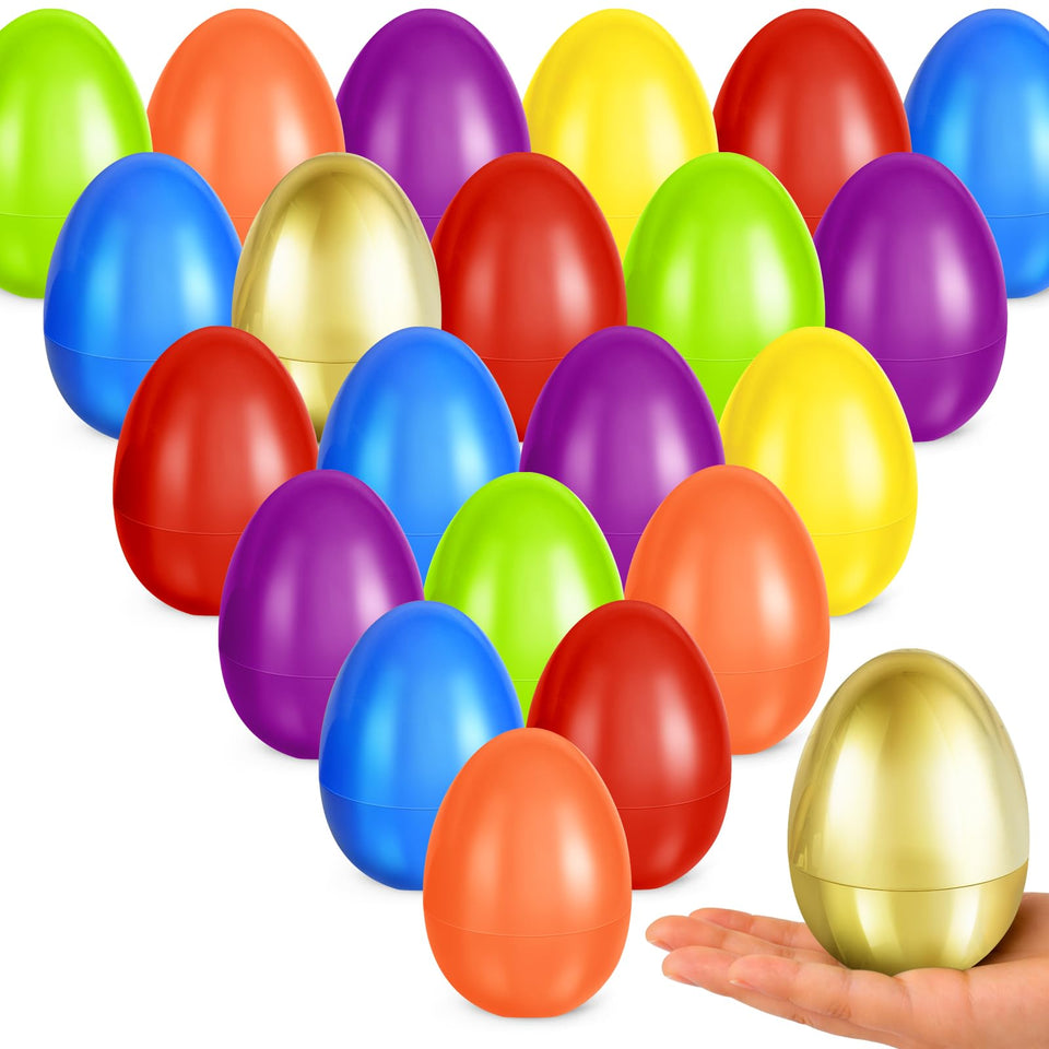 Letapapa Easter eggs 72-piece set with vibrant colors for egg hunts