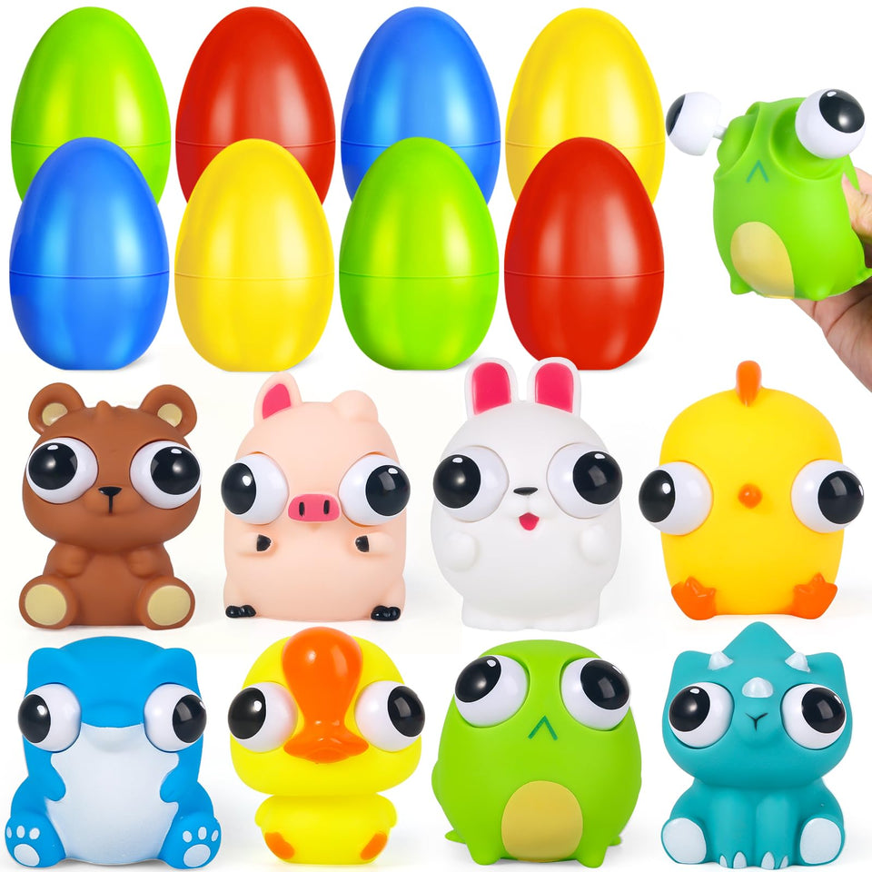 Letapapa Easter egg with eight-pack toys for exciting egg hunts.