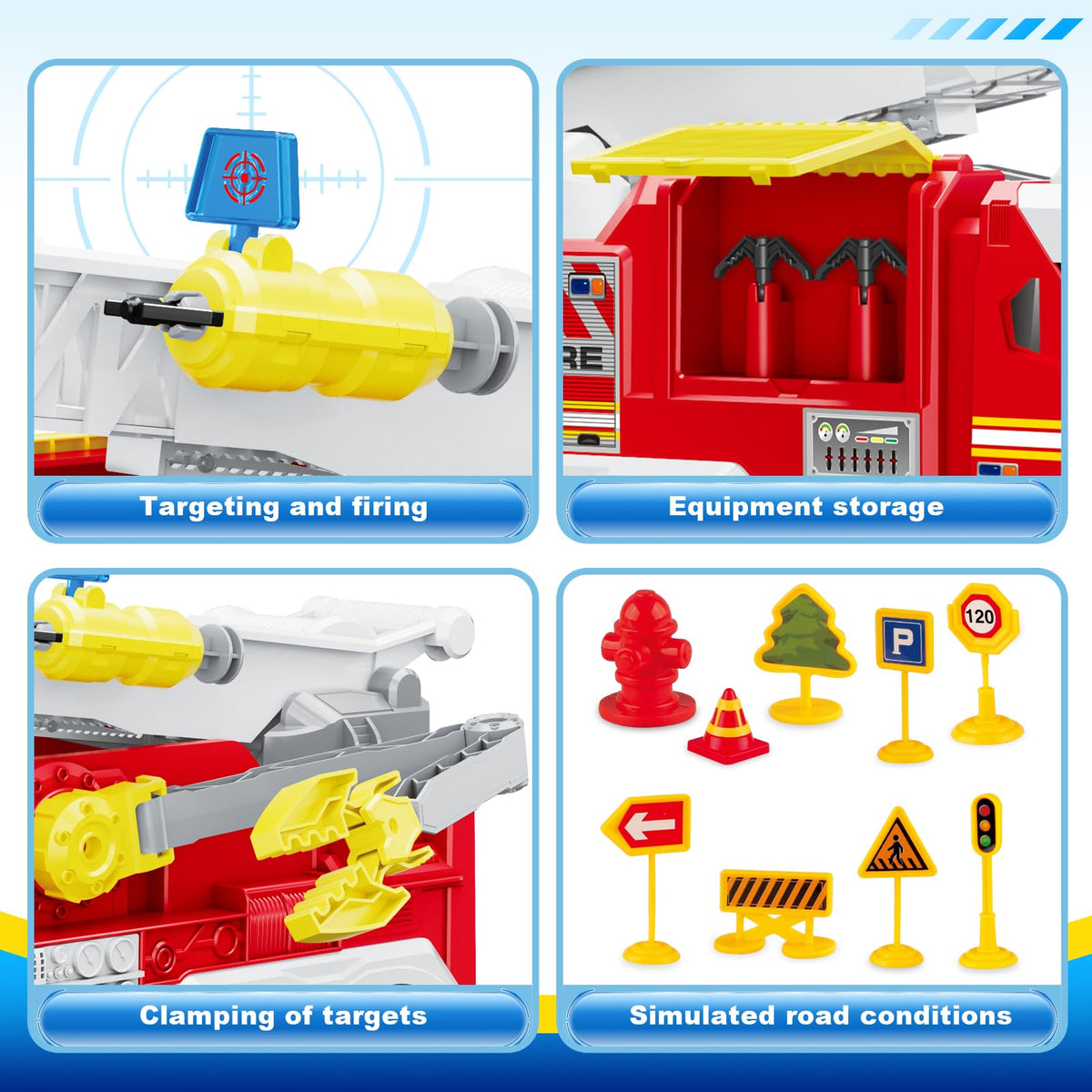 Letapapa fire truck children playing depicts cooperative storytelling and social play.