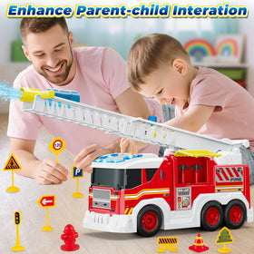 Letapapa fire truck safety and durability highlights child-friendly design and lasting use.