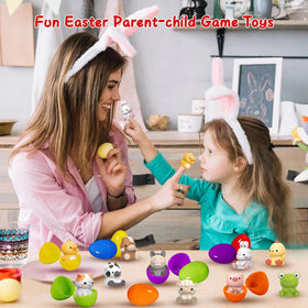 Letapapa non-toxic plastic eggs withstand playful egg hunts