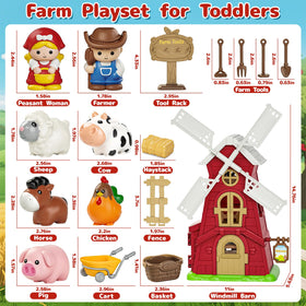 Letapapa peasant woman figure for daily farm scene play