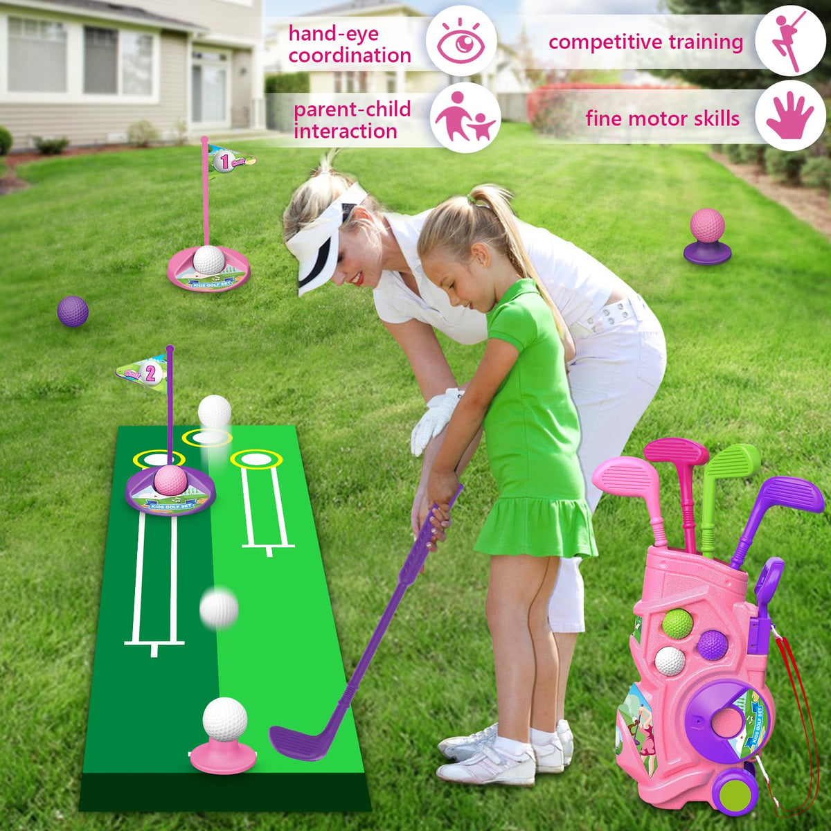 Letapapa putting mat for realistic pre-swing practice