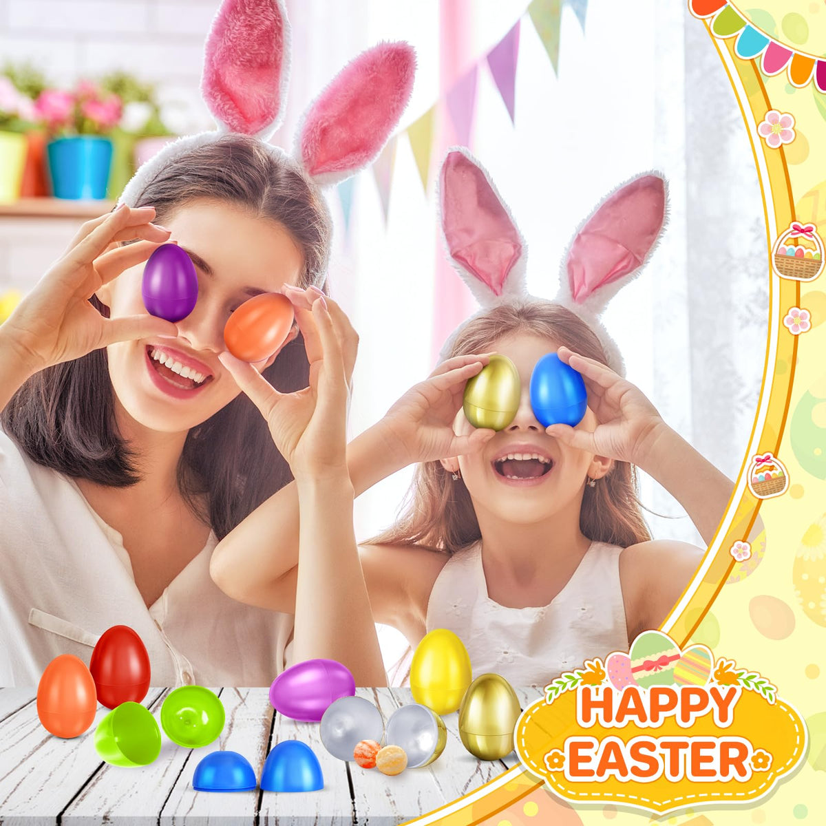 Letapapa reusable plastic Easter eggs for long-term holiday use