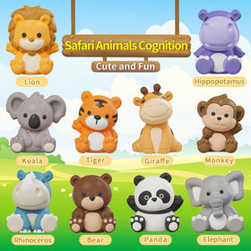 Letapapa safari animal puppets for imaginative play and language practice.